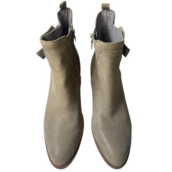 Luca Lane Women’s Meyna Tan Suede Heeled Ankle Boots - Picture 9 of 9